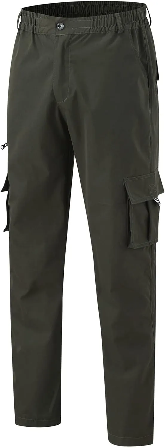 Men Lightweight Jogging Pant Track Lounge Work Joggers Baggy Sport Casual Sweatpants Elastic Waist Long Pants