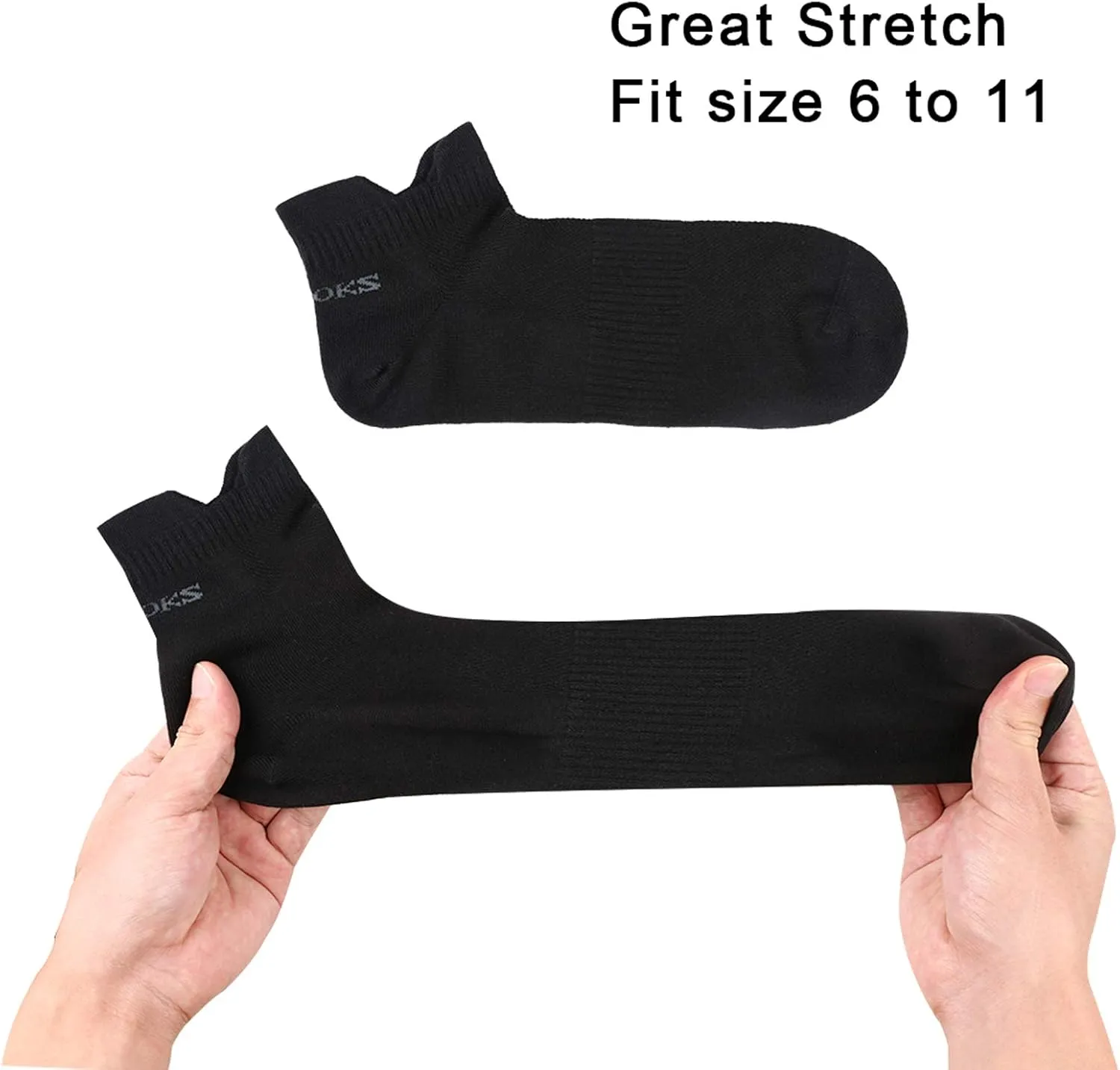 Mens and Womens Titanium Anti Odor Deodorant Sports Ankle Socks for Athletes Feet