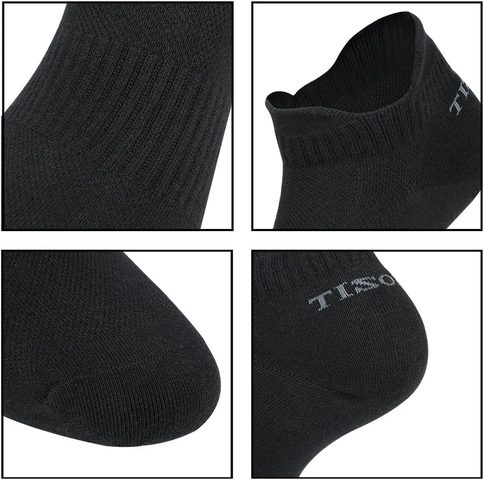 Mens and Womens Titanium Anti Odor Deodorant Sports Ankle Socks for Athletes Feet
