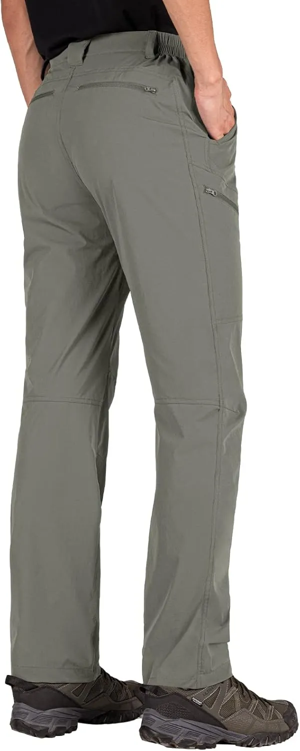 Men's Cargo Hiking Pants Quick Dry Lightweight Water Resistant Breathable Work Pants for Men with Multi Pockets