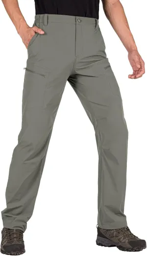 Men's Cargo Hiking Pants Quick Dry Lightweight Water Resistant Breathable Work Pants for Men with Multi Pockets