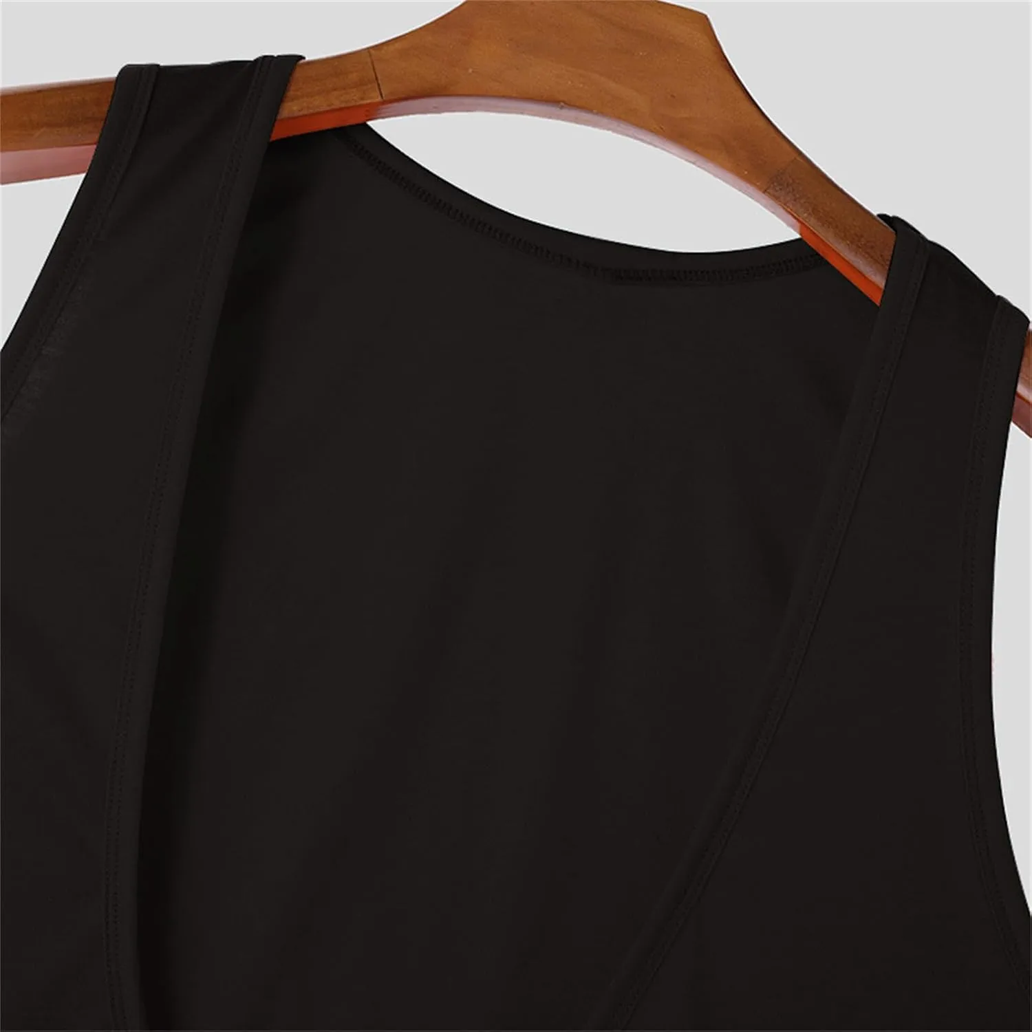 Men's Casual Tank Tops Deep V Neck Sleeveless Shirts Gym Workout Athletic Tees Moisture Wicking Quick Dry T Shirts