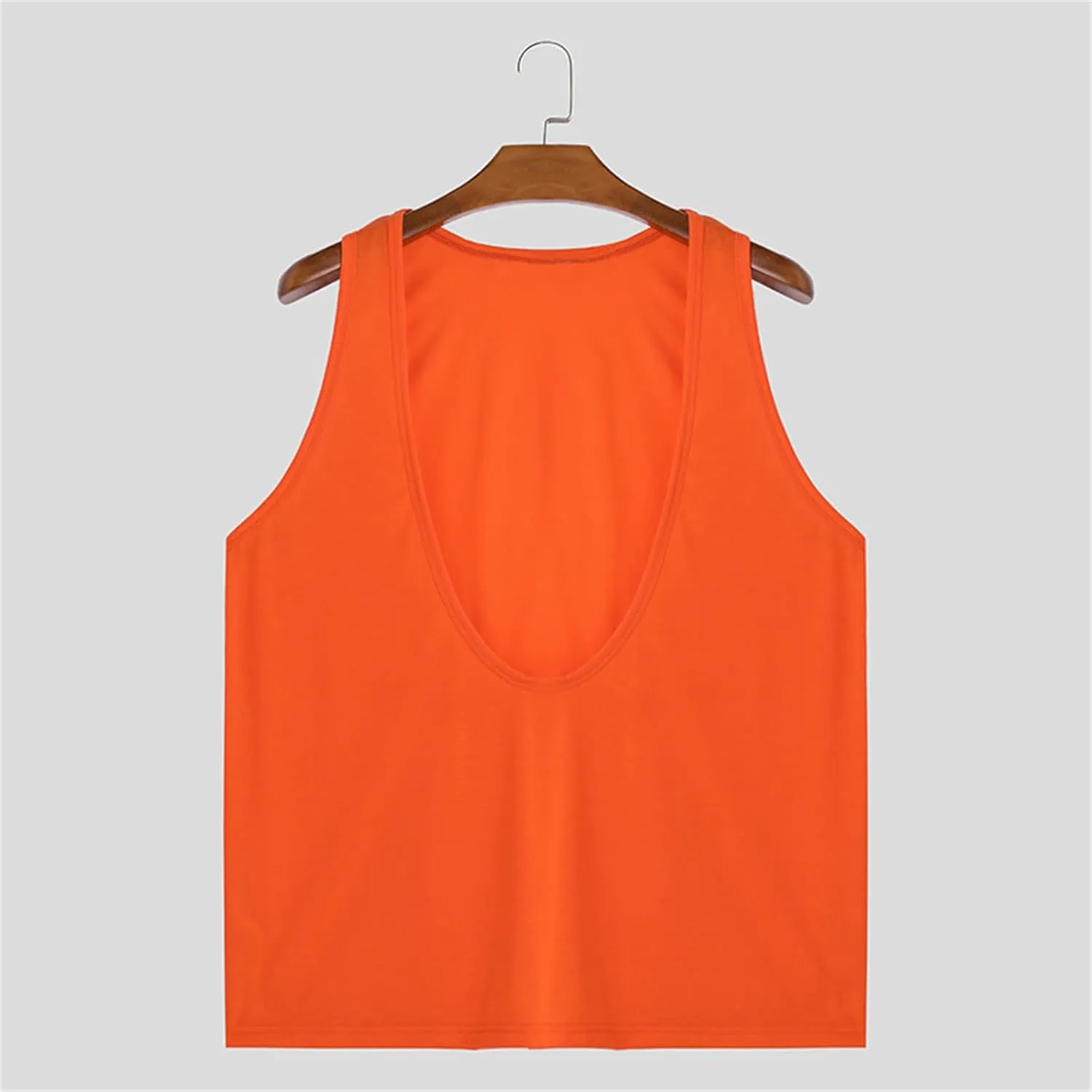 Men's Casual Tank Tops Deep V Neck Sleeveless Shirts Gym Workout Athletic Tees Moisture Wicking Quick Dry T Shirts