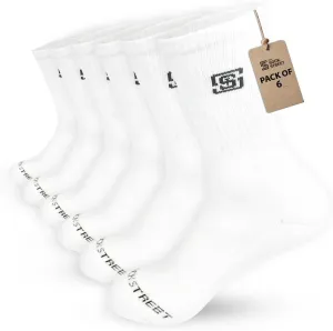 Mens Crew Socks, Compression Socks Men, Cushion Athletic Socks Men, Thick Work Socks For Men, Running Socks