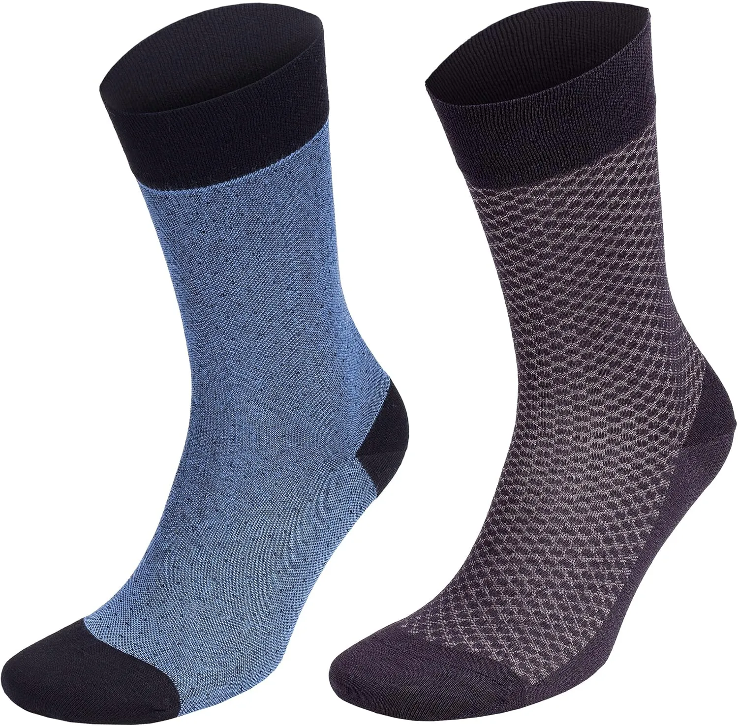 Men’s Lightweight Dress and Trouser Socks – Rayon Made From Bamboo, Odor Free & Breathable(3 or 8 pairs   Gift box)