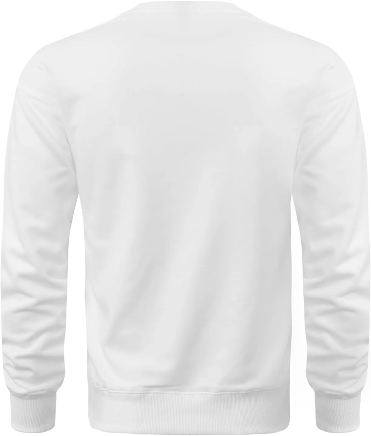Mens Long Sleeved Pullover Sweatshirts Crew Neck Solid Color Regular Fit Tee Tops Fall Winter Casual Athletic Shirts