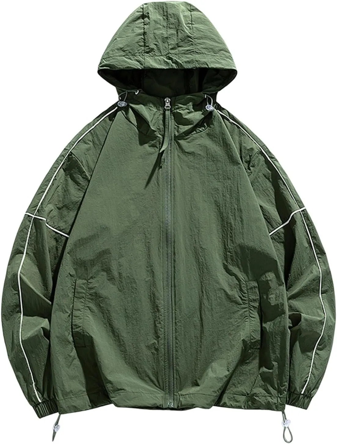 Mens Summer and Autumn Sunscreen Windproof and Rainproof Outdoor Sports Casual Breathable Jackets for Men Long Men's Sweater