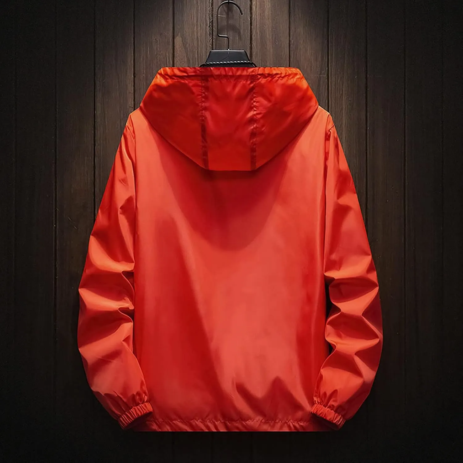 Men's Windbreaker Rain Jacket Lightweight Pullover For Hiking Golf Running Jacket, M-7XL