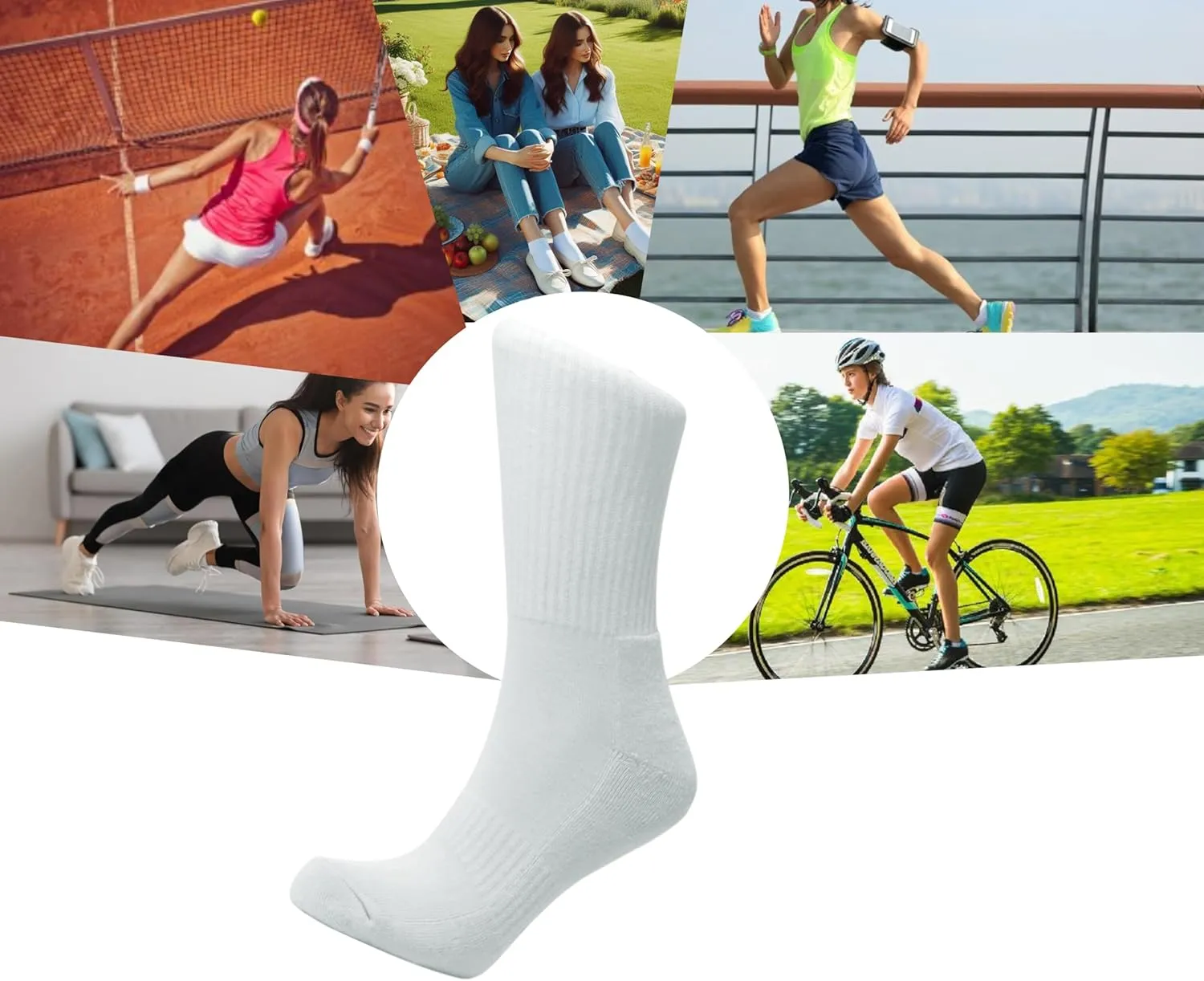 ömer & zeki Discover our Performance Cushioned Hiking and Running Crew Socks for Women. Available in packs of 6 or 12 pairs.