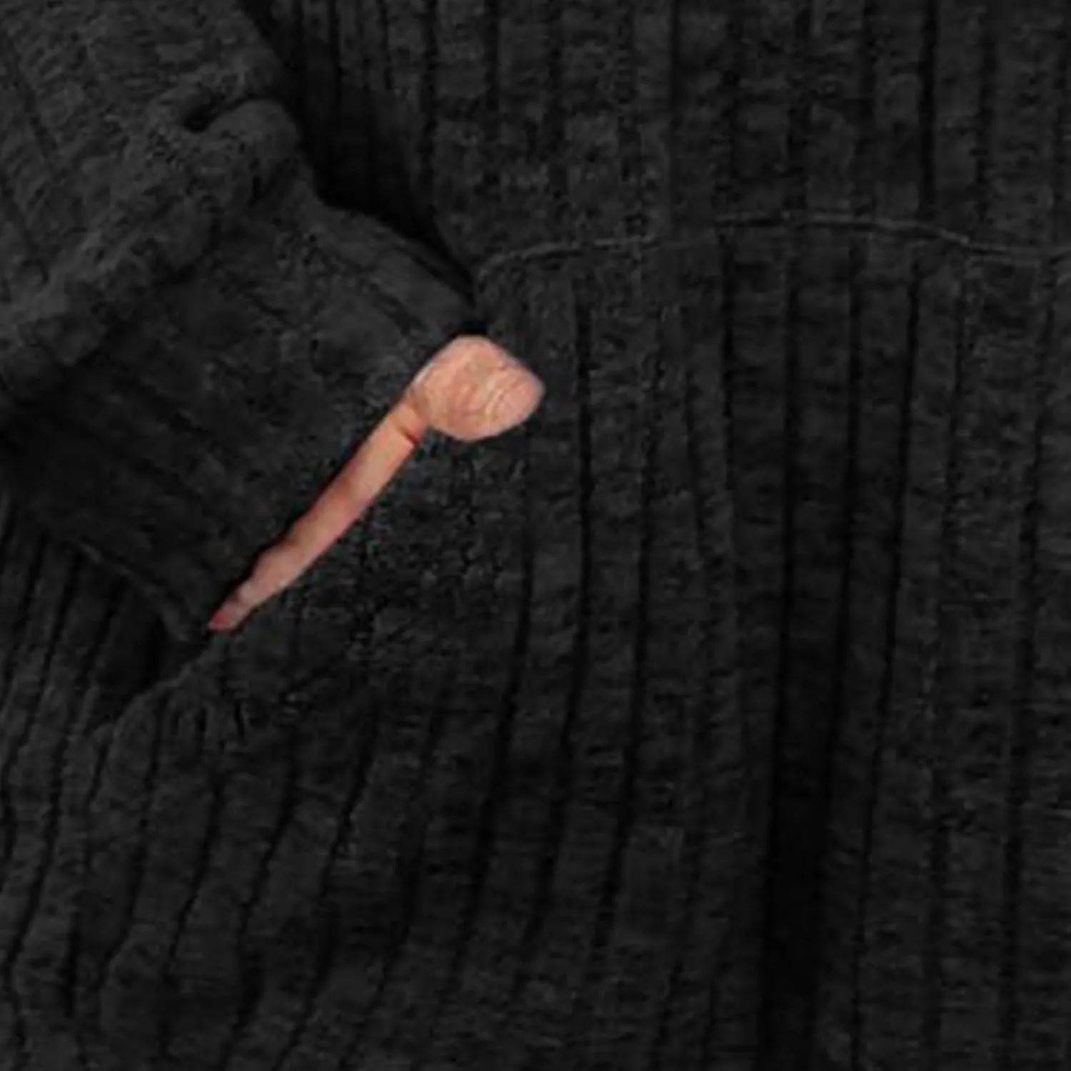 Mmoneyake Fall Hoodies for Women with Kangaroo Pocket Knit Long Sleeve Shirts Loose Fit Casual Pullover Sweatshirts Tops 2024