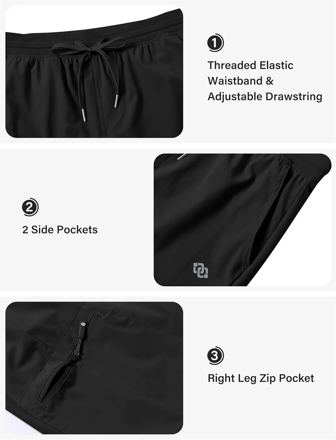 MoFiz Womens 10" Long Shorts for Women Quick Dry Women Hiking Cargo Shorts Knee Length Shorts with Zip Pockets