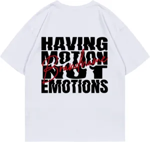 Oversized Graphic Tees Mens Vintage Letter Printed T Shirts Streetwear Baggy Drop Shoulder Tshirt Short Sleeve Top