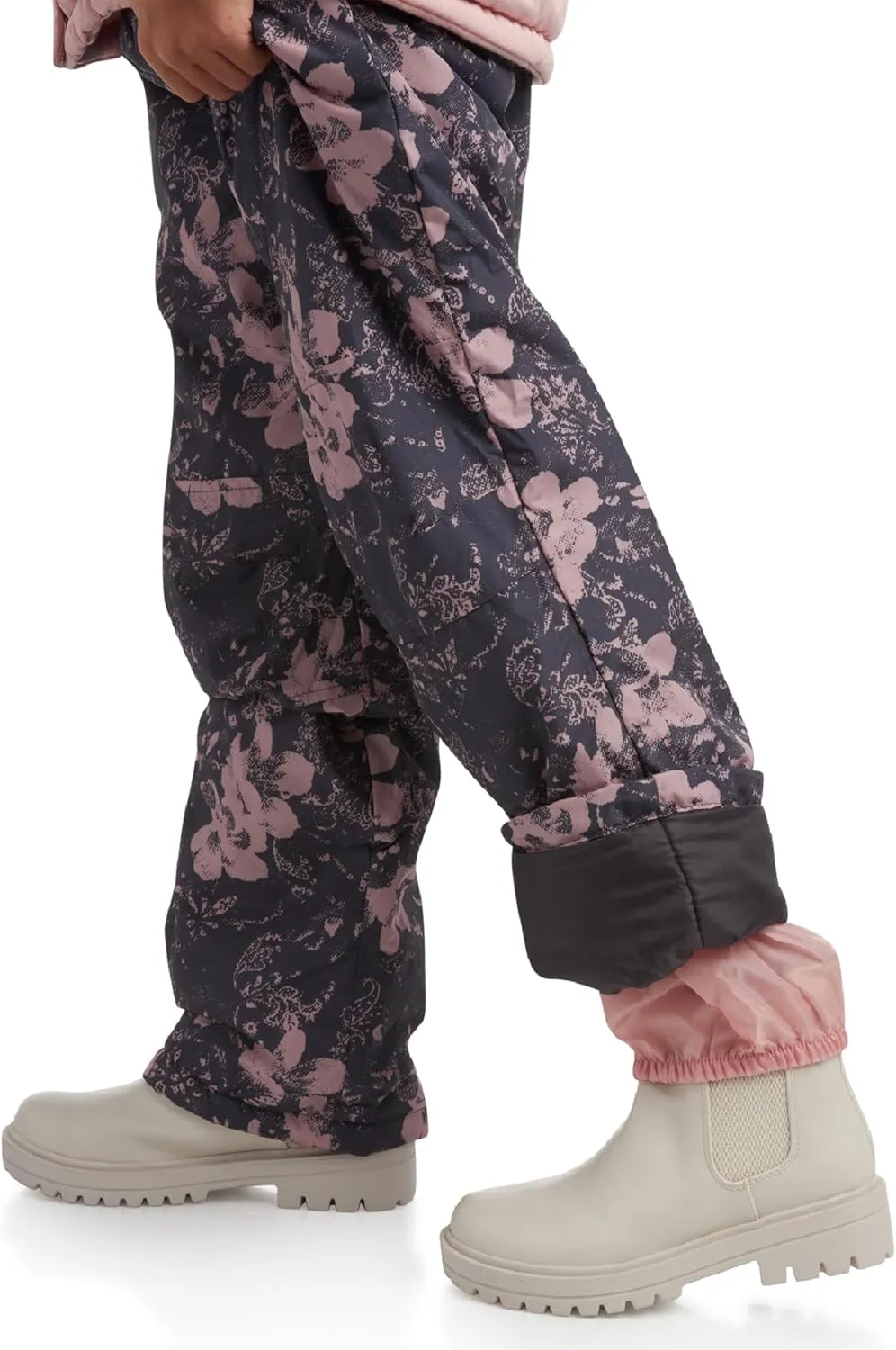 Pink Platinum Girls' Snowsuit - Water Resistant Winter Jacket and Ski Bib Overalls (2T-16)
