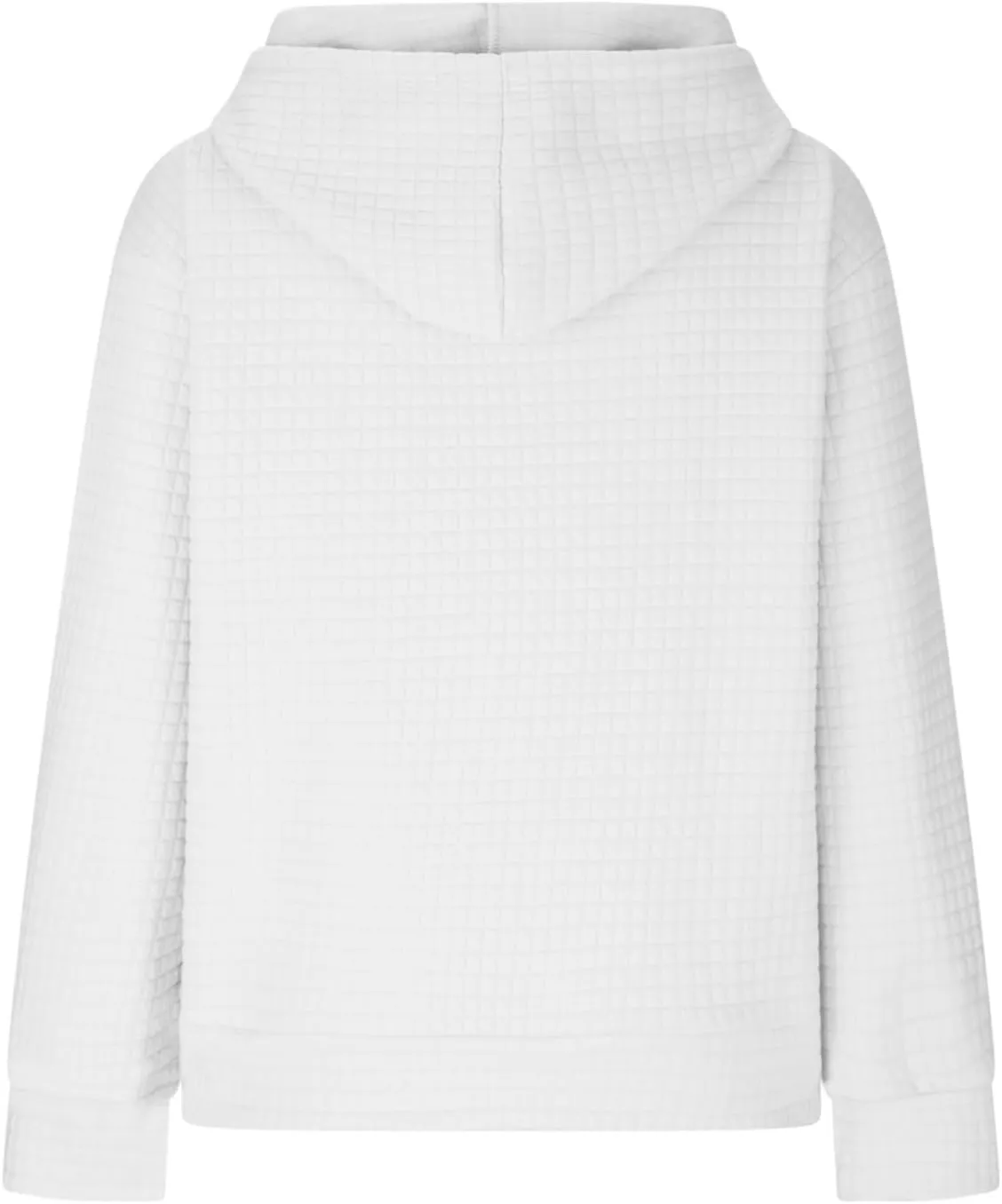 Plus Size Waffle Hooded Sweatshirts Quarter Zip Pullover Sweaters Fall Comfy Loose Fit Casual String Hoodies Blouse