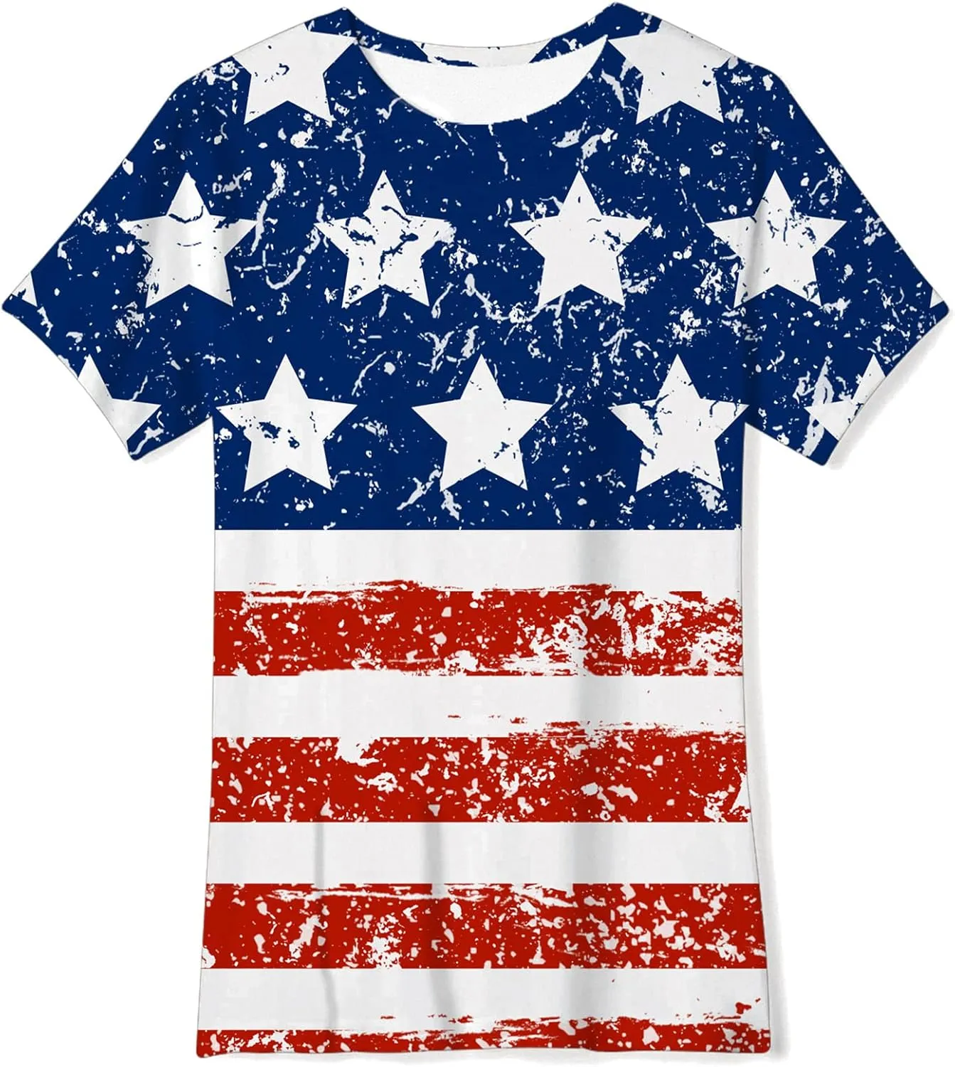 RAISEVERN Boys Girls 3D Graphic Printed T-Shirts Short Sleeve Summer tees for 4-14 Years