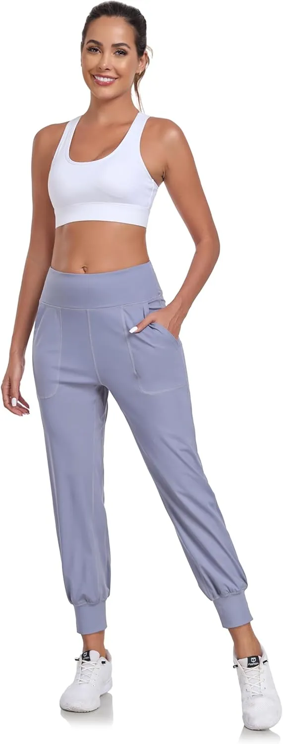 RAYPOSE Joggers for Women High Waisted Yoga Pants with Pockets Workout Leggings