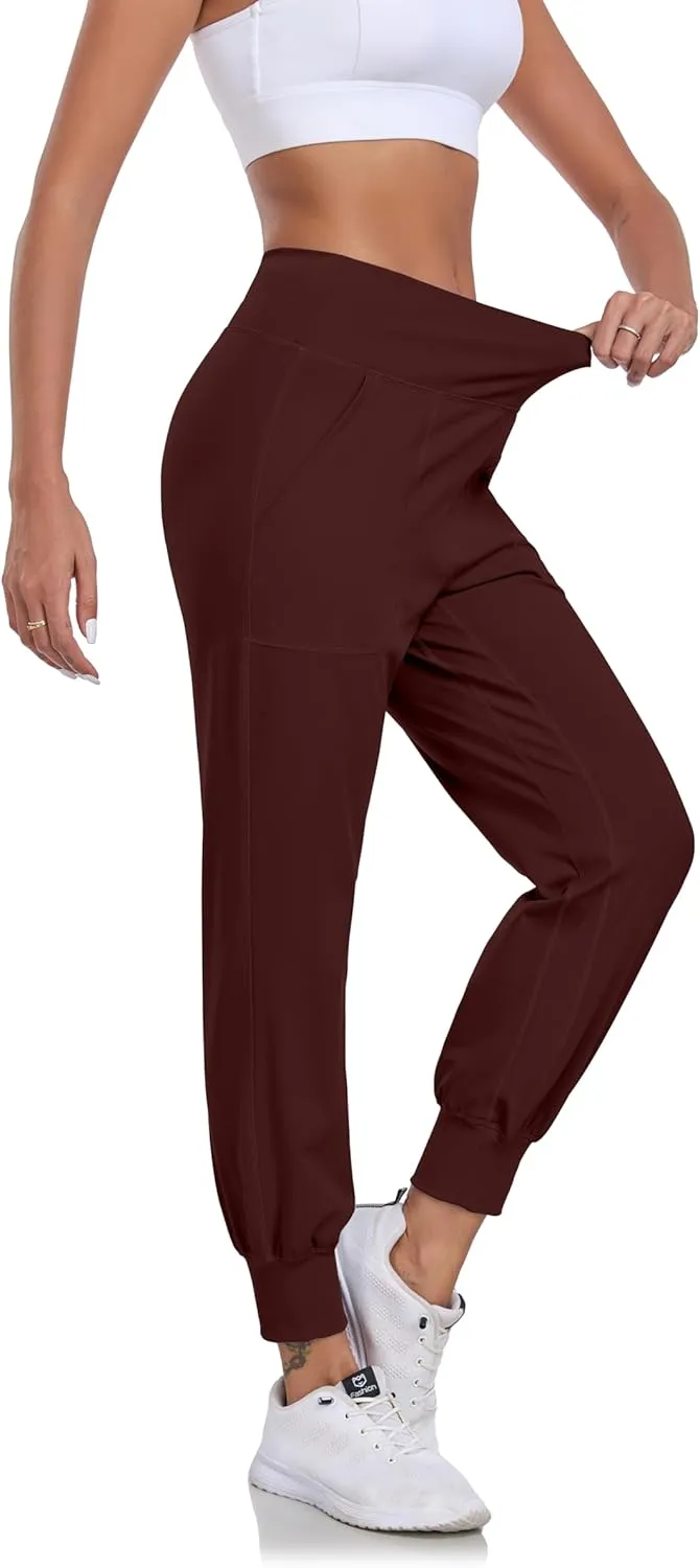 RAYPOSE Joggers for Women High Waisted Yoga Pants with Pockets Workout Leggings