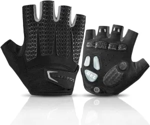 ROCKBROS Winter Cycling Gloves Winter Bike Gloves with Full Finger Windproof Anti-Slip Thermal Gloves for Cycling,Biking,Running Blue