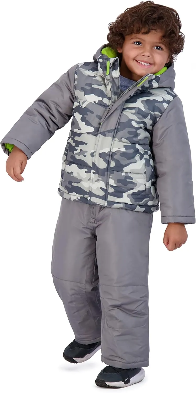 Rothschild Boys' Ski Jacket and Snowbib Snowsuit Set