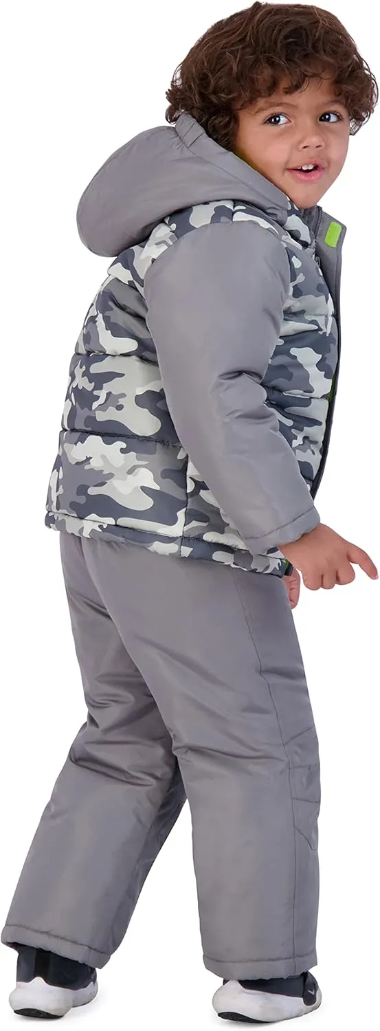 Rothschild Boys' Ski Jacket and Snowbib Snowsuit Set