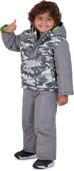 Rothschild Boys' Ski Jacket and Snowbib Snowsuit Set