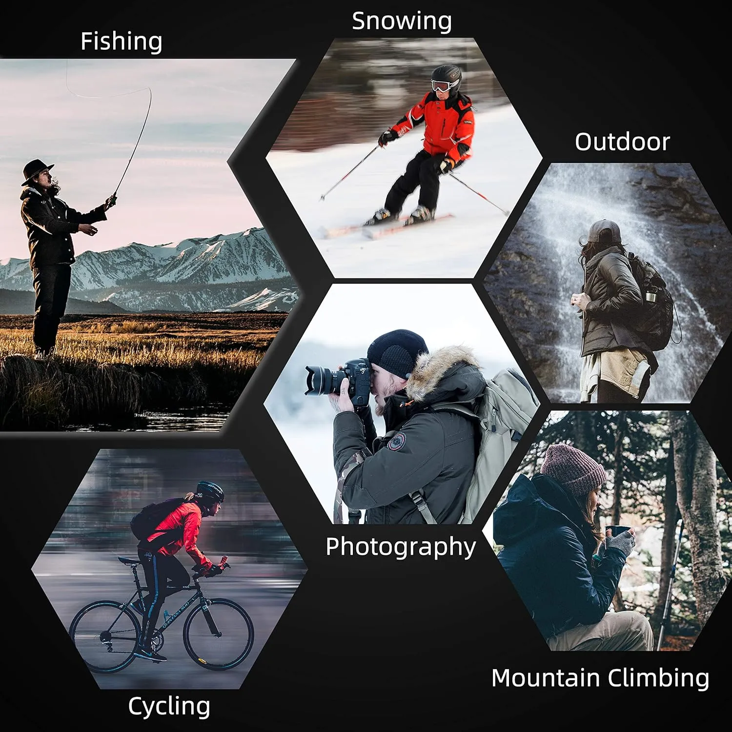 RUNCL Fishing Gloves Winter Warm RAGUEL, Touchscreen Outdoor Fishing Gloves, Neoprene 3 Cut Fingers Cycling Gloves, Convertible Windproof for Men Women Ice Fishing Photography Kayaking