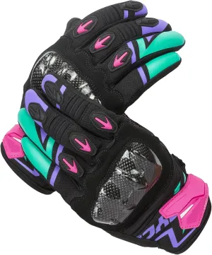 Scoyco Full Finger Touchscreen Motorcycle Riding Gloves Carbon Knuckle Armor Motorbike Gloves for Men Women Cycling Motocross Racing Dirt Bike BMX ATV MTB Driving