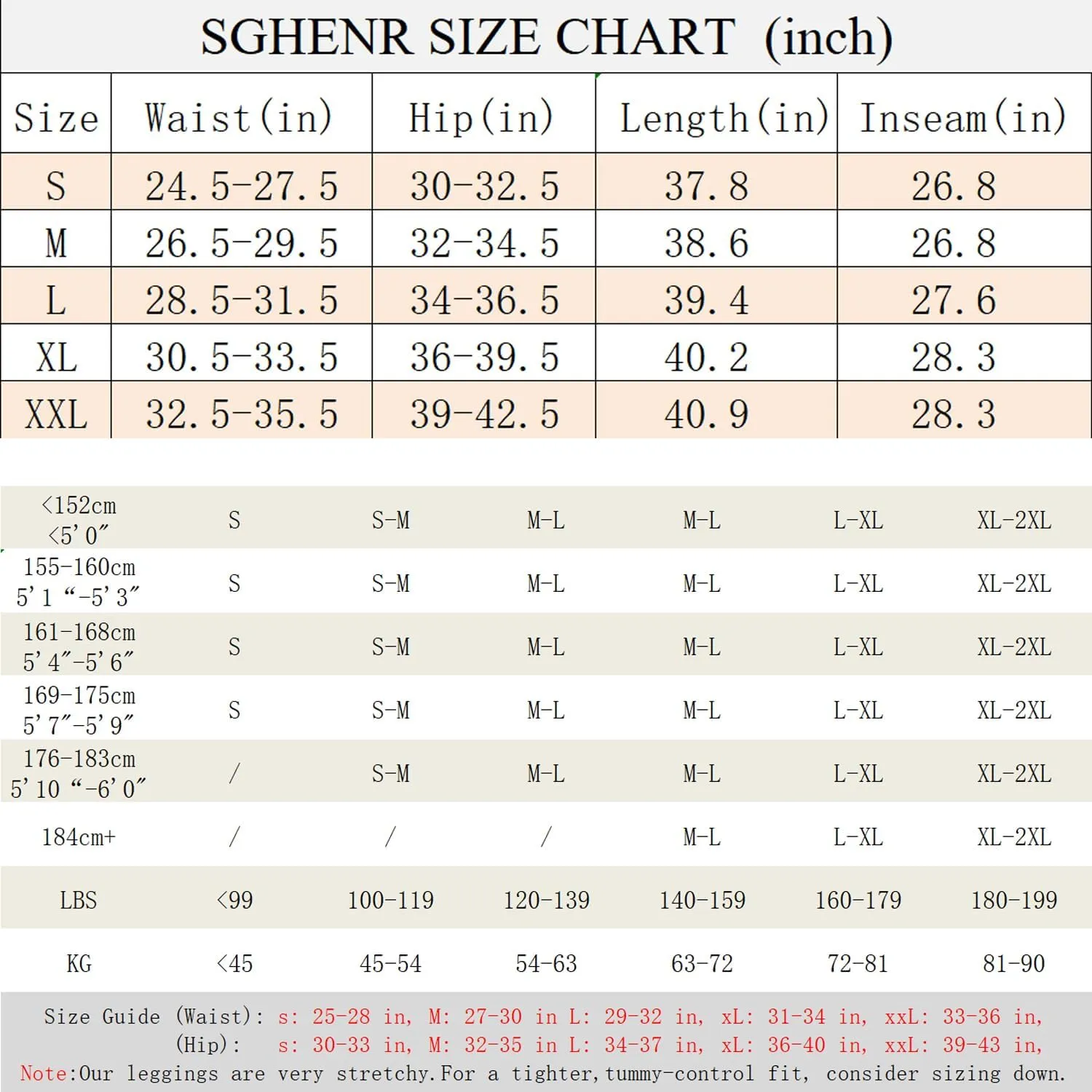 Sghenr Women's High Waisted Yoga Pants Tummy Control Shiny Sports Tights Workout Leggings