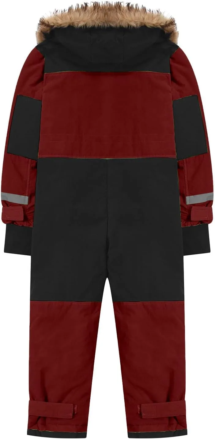 Snowsuit for Kids Waterproof Ski Suits Snow Jumpsuits Windproof Ski Suit Keep Warm in Winter Snowboarding Rain Coat