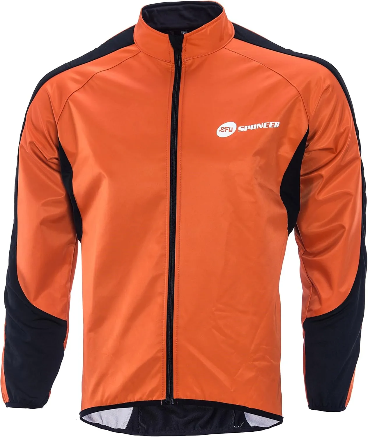 sponeed Men's Windproof Jackets Cycling Fleece Coat Shirts Winter Thermal Snowing Running Tops Bike Overcoats