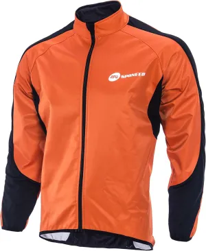 sponeed Men's Windproof Jackets Cycling Fleece Coat Shirts Winter Thermal Snowing Running Tops Bike Overcoats
