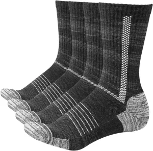 Sports Socks for Running - Performance Cushioned, Breathable Tube Socks for Men and Women