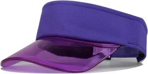 Summer Visor for Women Solid Adjustable Empty Top Baseball Cap Beach Travel Sports Ponytail Sun Hats