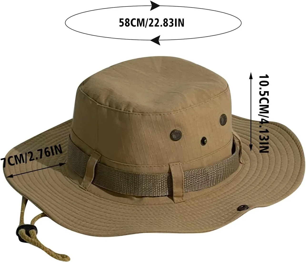 Sun Hats for Outdoor Mens and Womens Summer Leisure Outdoor Mountaineering Jungle Sun Big Brim Hat Accessories