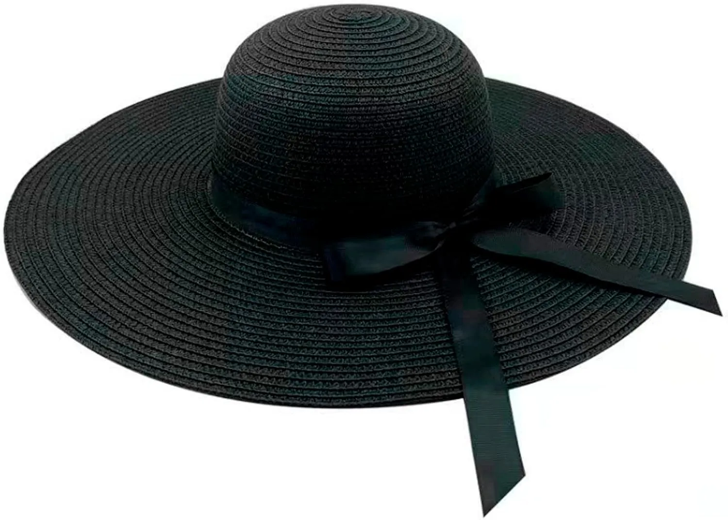Sun Hats Women Big Brim Straw Hat Sun Floppy Wide Brim Hats Bowknot Folding Beach Cap Sunscreen Hat
