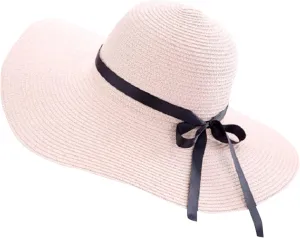 Sun Hats Women Big Brim Straw Hat Sun Floppy Wide Brim Hats Bowknot Folding Beach Cap Sunscreen Hat