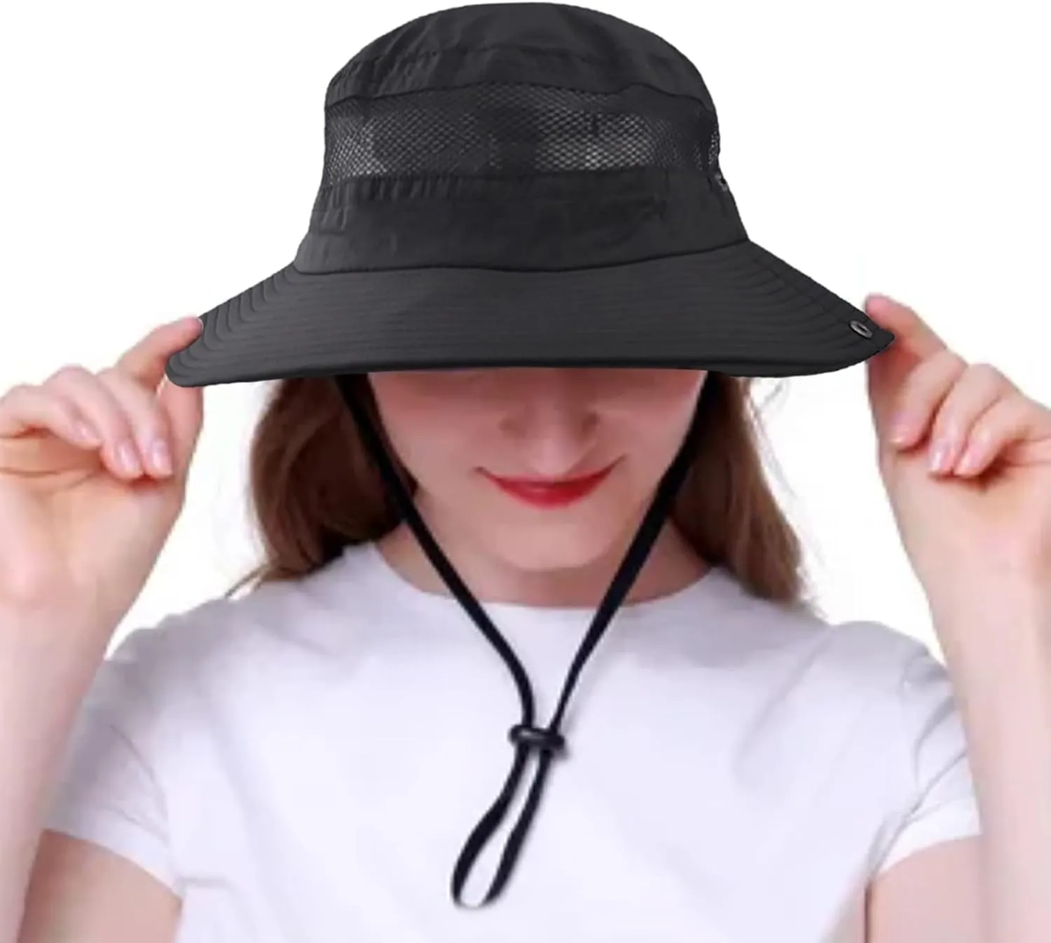 Sun Turban for Ladies Sun Hat Sun Sunscreen Wide Brim Bucket Hat Foldable Women Casual Head Wraps Unisex Fashion