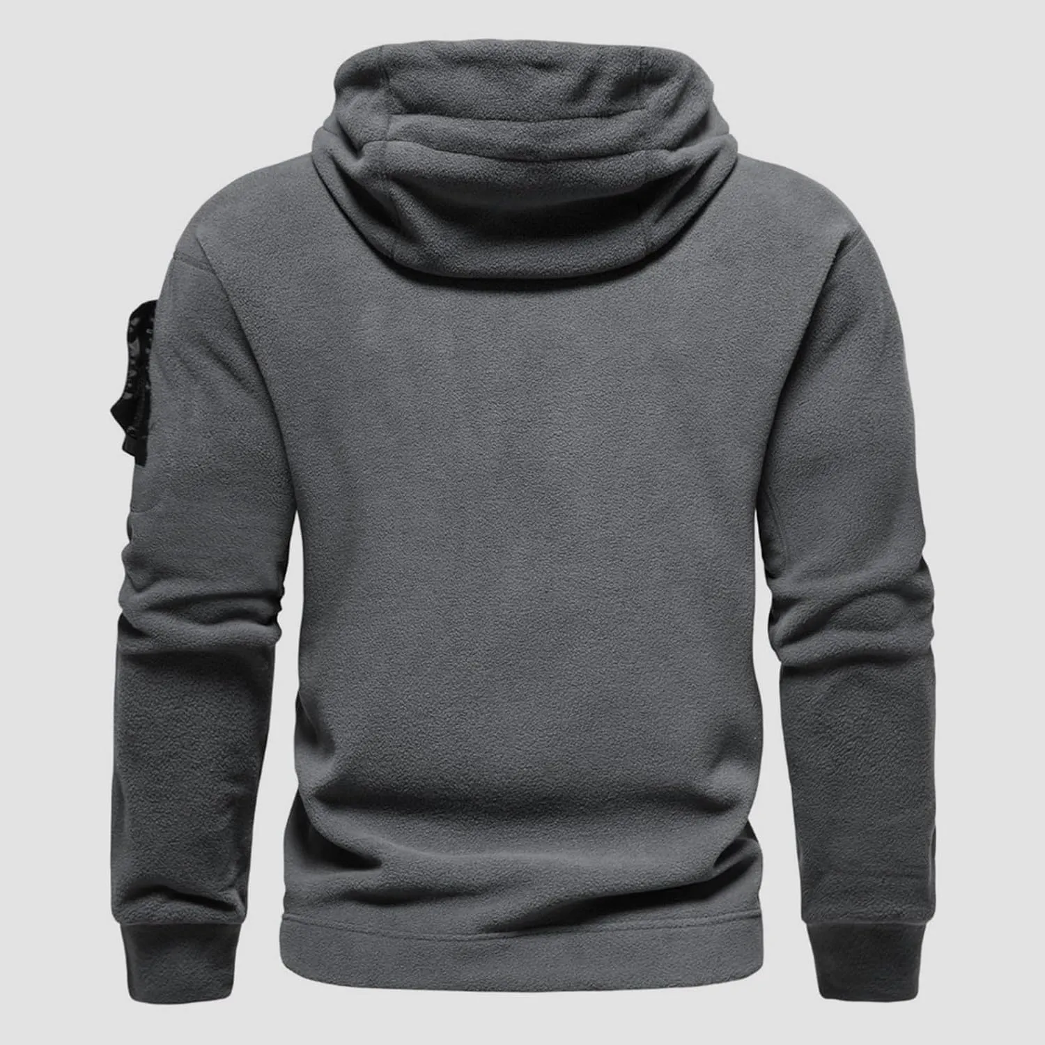 Tactical Hoodie for Men Warm Fleece Hoodie Outdoor Military Sweatshirts Long Sleeve Casual Pullover Shirt with Pocket