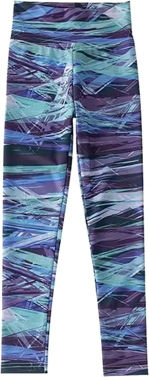 Toddler Girls Cute Skinny Stretch Athletic Leggings Kids High Waisted Yoga Pants Ankle Length