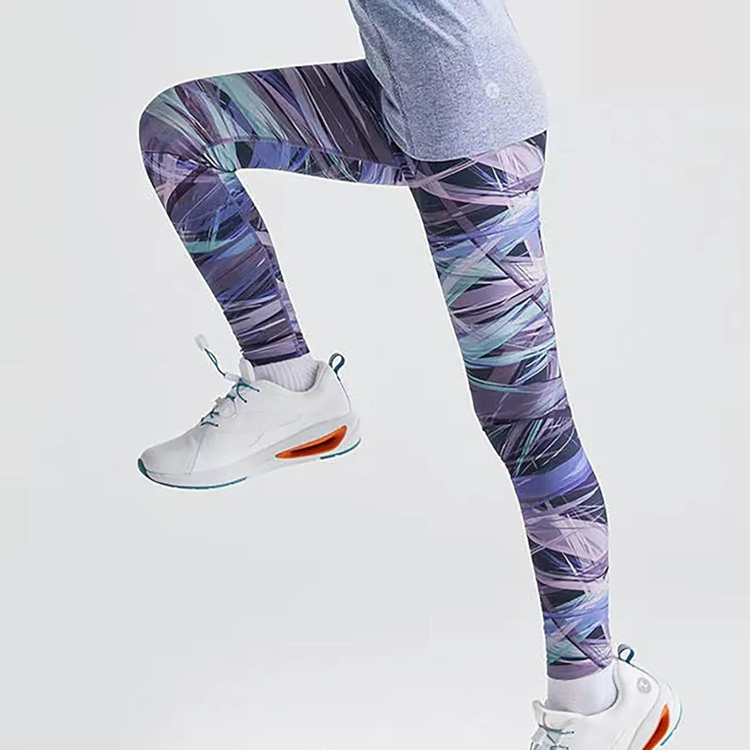 Toddler Girls Cute Skinny Stretch Athletic Leggings Kids High Waisted Yoga Pants Ankle Length