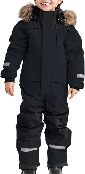 Toddler Snowsuits Girls Boys One Piece Snow Suits Waterproof Windproof Winter Outdoor Overalls Snowboarding Skisuits