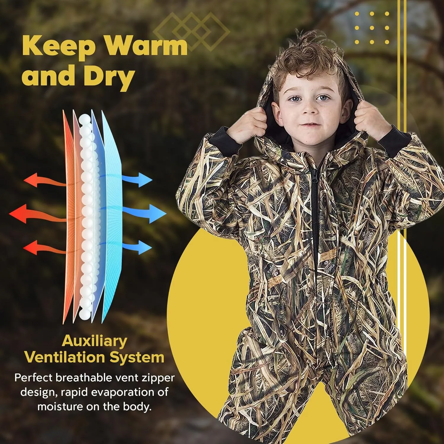 TrailCrest by Treel Infant-Toddler One Piece Snowsuits Overalls Waterproof Ski Suits Jumpsuits