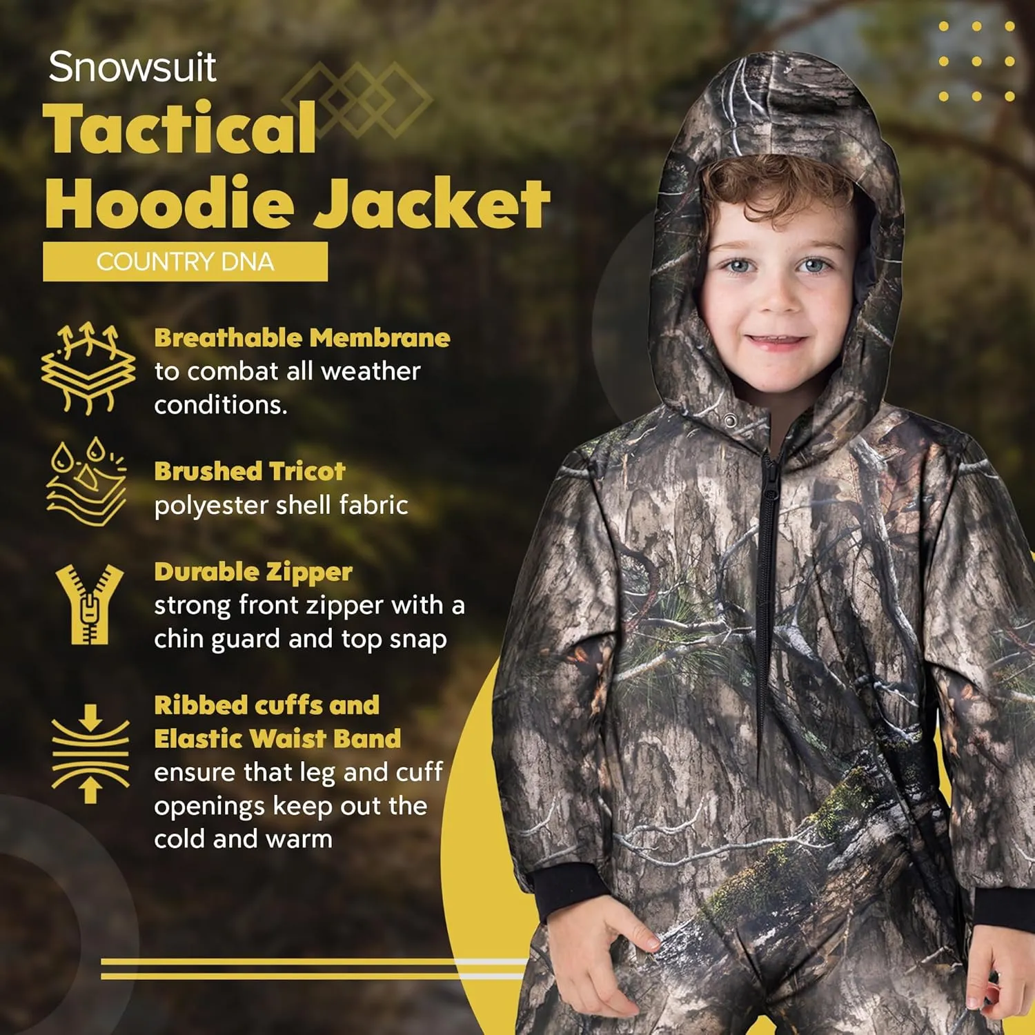 TrailCrest by Treel Infant-Toddler One Piece Snowsuits Overalls Waterproof Ski Suits Jumpsuits