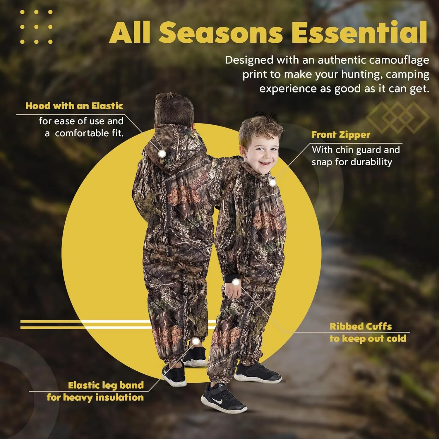 TrailCrest by Treel Infant-Toddler One Piece Snowsuits Overalls Waterproof Ski Suits Jumpsuits