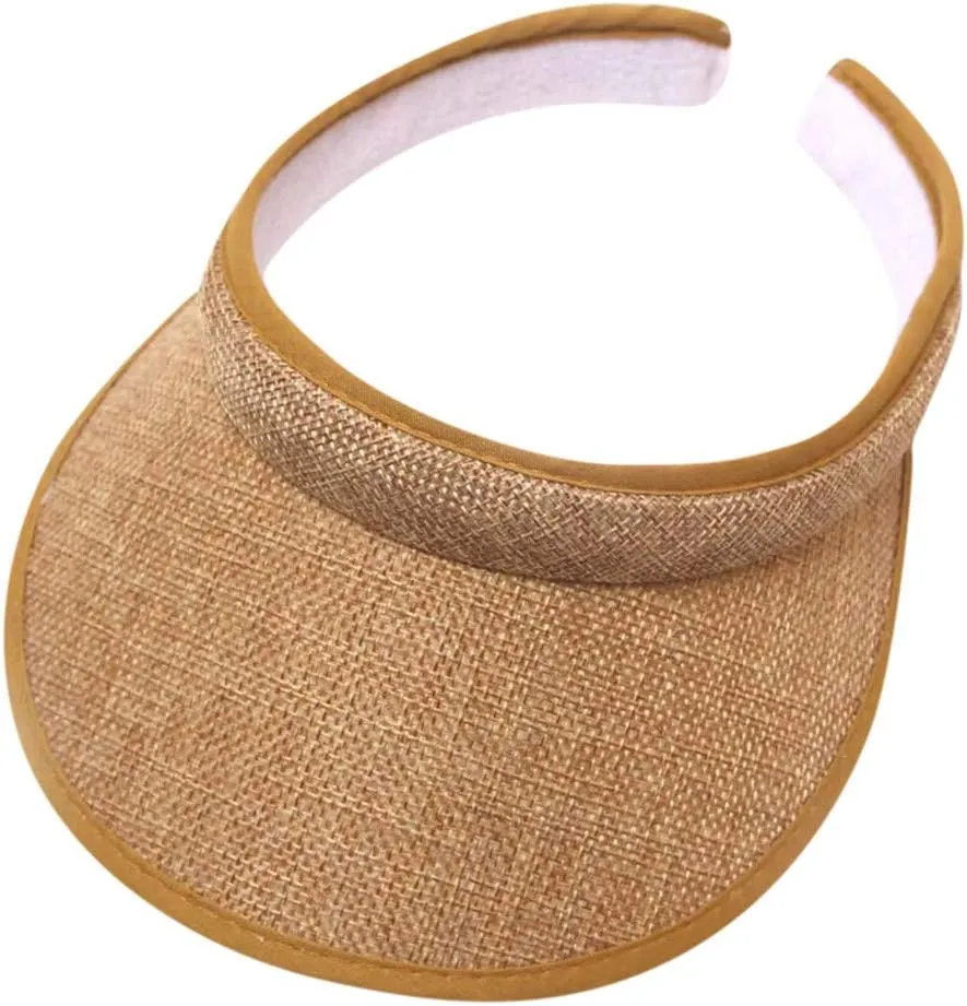Unisex Golf Cap Summer Beach Wide Big Brim Sun Visor Hat UV Protection Tennis Running Outdoor Sport Cap for Women Men