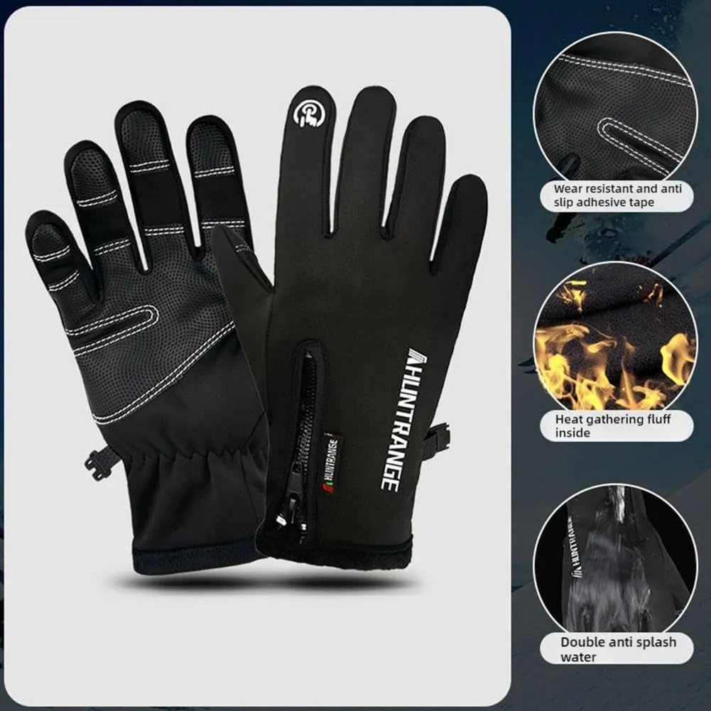 USB Heated Gloves Electric Touchscreen Gloves, Windproof Thermal Gloves, 2025 Winter Thermal Gloves Touchscreen, Outdoor Sports Gloves, Portable Heated Cycling Gloves, for Motorcycle Ski