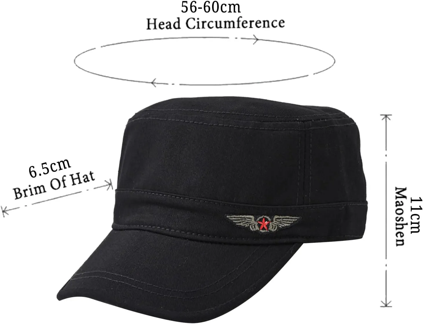 Washed Cadet Cotton Twill Adjustable Distressed Sport Caps Unisex Cadet Cap Washed Cotton Twill Corps Hats