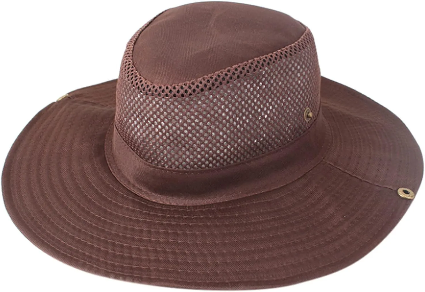Wide Brim Sun Protection Cap Outdoor Unisex Bucket Hats for Hiking Beach Fishing Safari UPF 50  Summer Work