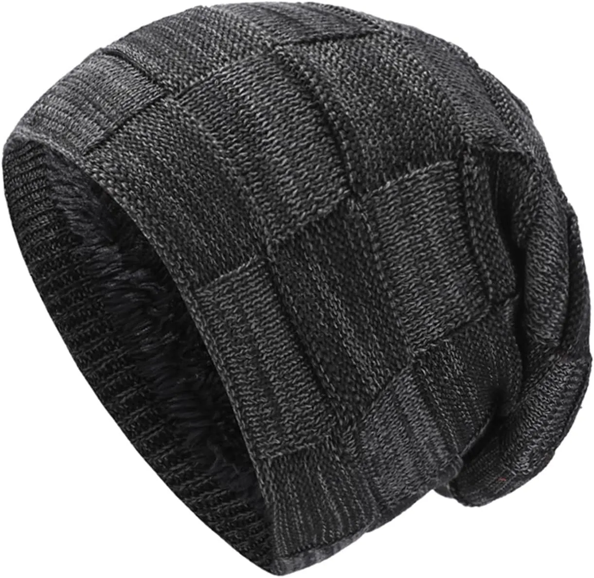 Winter Knitted Hat For Couples Thickened Ear With Pompom Head Cover For Cold Weather Hat Gloves Scarf