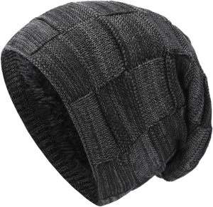 Winter Knitted Hat For Couples Thickened Ear With Pompom Head Cover For Cold Weather Hat Gloves Scarf